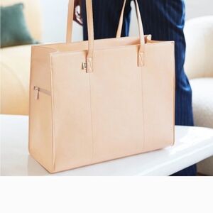 BÉIS | The Large Work Tote - Beige - Never Used (Does Not Include Laptop Pouch)